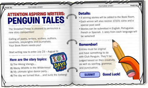 Club Penguin Times Issue #197 Penguin Tales